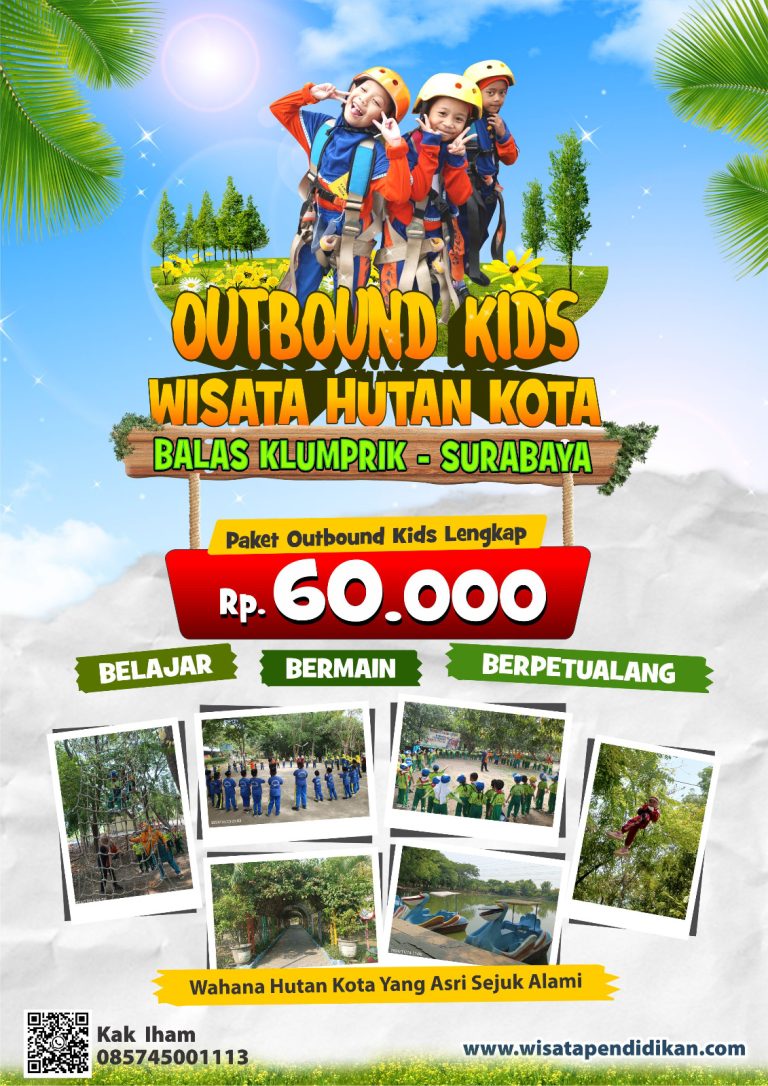Paket Outbond Wisata Hutan Kota Balas Klumprik Surabaya